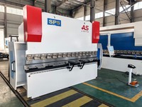 Presse plieuse hydraulique CNC de haute précision de marque SPS 110T4000 avec contrôleur Cybelec CT12 pour le pliage de tôles en acier inoxydable