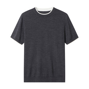 Camiseta Premium de Manga Larga para Hombre, de Algodón Mercerizado, Acabado con Amoníaco Líquido, Sin Arrugas, de Lujo, Básica y Personalizable - Product Image 3