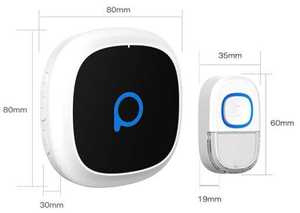 Sonnette sans fil Kerui 433 MHz, 32 sonneries, silencieuse, DingDong, étanche, sonnette sans fil - Product Image 6