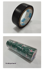 High Voltage Insulation Acrylic Adhesive Waterproof Single Sided Pressure Sensitive PVC Electrical <strong>Tape</strong> No Printing for Carton - Product Image 4