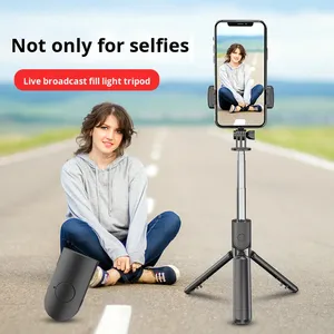 Asta per Selfie con Supporto Overhead Anti-Shake, Rotazione a 360 Gradi, Universale Portatile per iPhone da Viaggio - Product Image 2