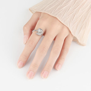Moon and Star <strong>Diamond</strong> S925 Sterling Silver Jewelry Adjustable Fidget <strong>Spinner</strong> <strong>Ring</strong> Anxiety Relief <strong>Ring</strong> - Product Image 5