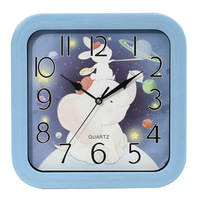 Horloge murale à quartz carrée en plastique, Simple et à la mode, pour salon, chambre à coucher, vente directe, fabricants