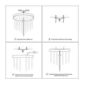 Hiện Đại Bắc Âu trang trí LED Đèn Chùm Pha Lê Trần sang trọng Lustre đèn chùm ánh sáng cho khách sạn phòng khách - Product Image 6