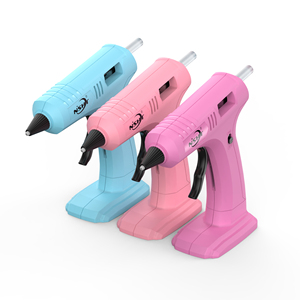 Mini pistola de pegamento de fusión en caliente inalámbrica, fábrica al por mayor, batería recargable, pistola de pegamento tipo C, alambre de alta calidad de larga duración - Product Image 1