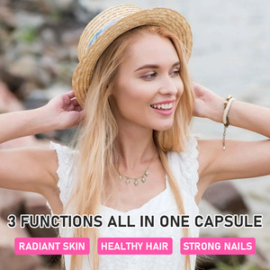 Capsules de biotine, collagène et kératine de haute qualité avec vitamine A favorisent la santé des cheveux et des ongles, et contribuent à améliorer les niveaux d'énergie. - Product Image 5