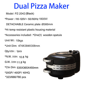 <span class=keywords><strong>Mini</strong></span> <span class=keywords><strong>four</strong></span> à pizza électrique à deux couches et crêpière pour usage domestique Chapati cuisson rôtissoire Flapjack grille-pain - Product Image 5