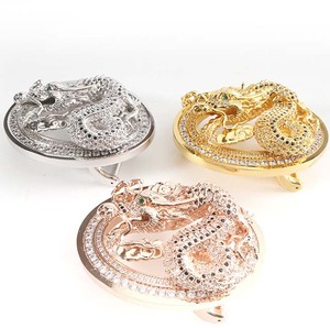 <span class=keywords><strong>Boucle</strong></span> <span class=keywords><strong>de</strong></span> <span class=keywords><strong>ceinture</strong></span> rétro personnalisée, en acier inoxydable, relief 3D, dragon, strass, cristal, largeur intérieure 40mm, haute qualité - Product Image 1