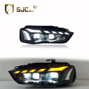 Conjunto de Faros Delanteros SJC Auto Car Parts Assembly 13-16 para <span class=keywords><strong>Audi</strong></span> <span class=keywords><strong>A4</strong></span>, Actualización con Luz de Giro Secuencial Dinámica, Diseño RS, Alta Calidad - Product Image 1