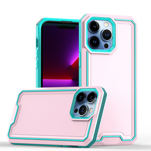 2023 nuovo Design custodia rigida antiurto per PC + TPU per <span class=keywords><strong>iPhone</strong></span> 14 custodia per PC con paraurti angolare rinforzata per <span class=keywords><strong>iPhone</strong></span> 13 pro max - Product Image 3