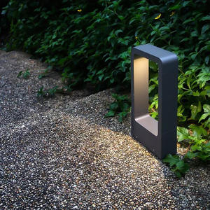 Lampu tonggak LED IP65 Modern tahan air rumput aluminium untuk taman vila lanskap komunitas luar ruangan teknik rumput gerbang - Product Image 5