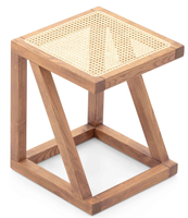 Table console moderne et créative en bois massif et verre, couleur naturelle, pour salon, chambre à coucher, meubles de maison