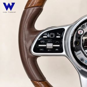 Adecuado para Mercedes Benz Clase A, B, E, G, GLA, CLA, GLC, GLS, GLE, Clase C, W205, W204, Modelo Antiguo, Placa Direccional <span class=keywords><strong>de</strong></span> Madera <span class=keywords><strong>de</strong></span> Melocotón Nueva y Mejorada - Product Image 2