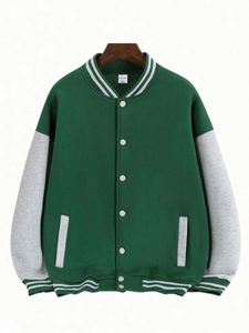 เสื้อแจ็คเก็ตเบสบอลแบบสปอร์ตพิมพ์ลายสกรีนโลโก้ตามสั่ง ผลิตตามแบบ OEM ขายดี ระบายอากาศได้ดี เหมาะสำหรับงานโปรโมท - Product Image 2