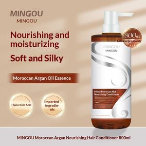 MINGOU Ensemble <span class=keywords><strong>Shampooing</strong></span> et Après-<span class=keywords><strong>Shampooing</strong></span> Hydratant Liquide <span class=keywords><strong>Extra</strong></span>-Large Unisexe Anti-Pelliculaire Formule Lissante Contrôle du Sébum 800ml - Product Image 2