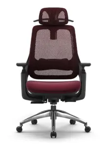 Silla de oficina de malla giratoria con reposabrazos 3D, sillón ergonómico de lujo Boss con carcasa de PP para masaje, reclinable, ejecutiva, ajustable