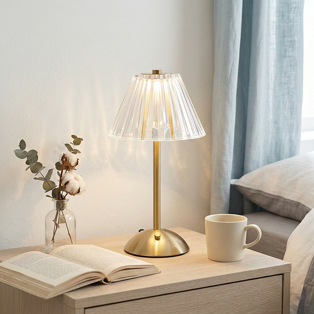 Cordless Led Desk Lamp Rechargeable Touch Dimming Portable Adjustable Home Decoration Aluminum Table Lamp
