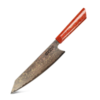 New Lacouer Art 8 pouces Chef couteau 33 couches cuivre damas Vg10 acier Kiritsuke couteau