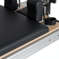 MJD Reformer Pilates en aluminium avec demi-tourneuse, appareil d'entraînement réglable pour studio de fitness, direct usine