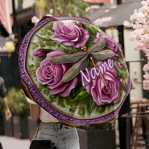 1 Parapluie Pliant Personnalisé Libellule Rose Sans Minimum de Commande, Cadeau Floral Personnalisé, Impression UV, Guarda Chuva Personalizado - Product Image 2