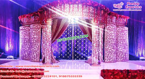 งานแต่งงานราชวงศ์ คิงมันดัป เยอรมนี งานแต่งงานพระมหากษัตริย์  งานแต่งงานฮินดูที่ดีที่สุด  ดีไซเนอร์งานแต่งงานฮินดู  คิงมันดัปไฟเบอร์  คิงมันดัป FRP วอชิงตัน - Product Image 4