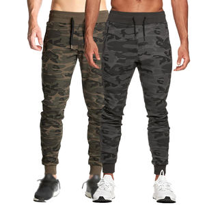 Pantalones de camuflaje verde militar para gimnasio, pantalones de chándal ajustados para Fitness, venta al por mayor - Product Image 1