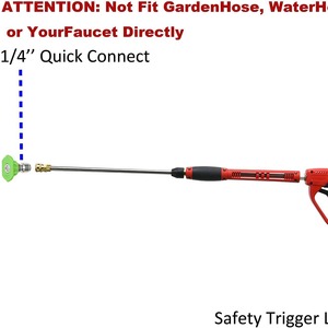 Idropulitrice Elettrica G3 5000 psi con Pistola a Spruzzo in Plastica Ingegneristica e Ottone per Cannone Schiumogeno <span class=keywords><strong>Lavaggio</strong></span> Auto - Product Image 6