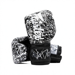 ถุงมือชกมวย FAIRTEX สีขาว ดำ เทา พิมพ์ลายดิจิตอล กันน้ำ ระบายความชื้น แบบเต็มนิ้ว ติดแถบเวลโคร ขายดี - Product Image 6