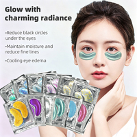 Penjualan Terlaris Melembapkan dan Menghidrasi Mengencangkan Kulit Bahan Gel Warna-warni Eye Patch
