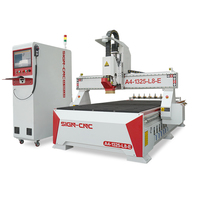 Máquina CNC Router para Madera de Venta Caliente, 3 Ejes, con ATC, para Tallado y Nesting de Madera, para Muebles y Gabinetes