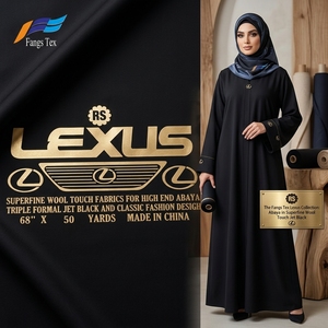 Oferta Especial: Abaya Antiestática y Resistente a la Encogimiento, 100% Poliéster Satinado, Tipo Lana de Melocotón, Lexus Marvijet Nida <span class=keywords><strong>Kankan</strong></span> Pipple GGT TikTok - Product Image 2