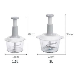 New Arrival Plastic Meat Stuffing Processor Grinder Veggie <b>Vegetable</b> Slicer Cutter and Push Hand Food Onion Meat <b>Chopper</b> - Product Image 2