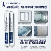 JUNBOM Mastic silicone neutre haute performance anti-déplacement pour l'installation de fenêtres et de portes Fabricant 82002