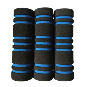 Poignées en mousse NBR pour tube moussant 20x5x150mm, antidérapantes, pour sports de plein air, finition noire mate, écologiques - Product Image 3