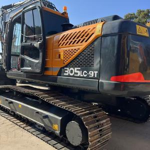 Excavadoras Hyundai R305LC-9T originales coreanas usadas, excavadoras Hyundai de 30.5t de segunda mano, excavadora Hyundai R305lc-9s 305lc-9t en stock. - Product Image 1