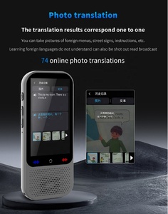Dispositivo <span class=keywords><strong>di</strong></span> Traduzione AI S80 Pro <span class=keywords><strong>Traduttore</strong></span> Vocale e Fotografico Intelligente in Tempo Reale 138 Lingue 18 Lingue Offline Traduzione Portatile <span class=keywords><strong>di</strong></span> Testo e Voce - Product Image 3