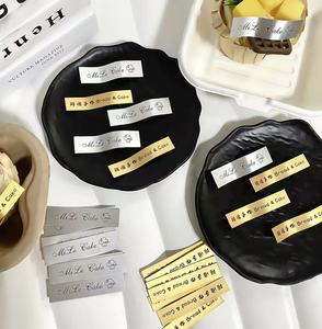 Cartes d'insertion pour gâteaux en feuille d'aluminium personnalisées, style Ins, accessoires de décoration de desserts - Product Image 2