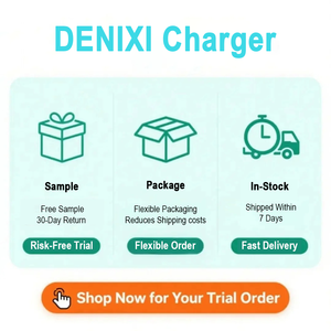 DENIXI 40W Cargador dual Tipo C Fuente de alimentación de doble puerto PD Carga rápida para teléfonos móvilesOrdenador portátil Cargador montado en la pared - Product Image 6