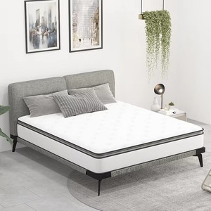 Materasso AIDI Eco-friendly Senza Colla Ibrido con Pillow Top Ortopedico a Molle Insacchettate e Memory Foam Massaggiante, Misura Queen, Arrotolabile in Scatola - Product Image 1