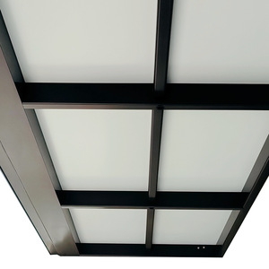 Veranda de Vidrio para Exteriores Aprobada para <span class=keywords><strong>4</strong></span> Estaciones, Invernadero de Acero para Jardín, Casas de Vidrio para Aplicaciones en Hoteles y Escuelas - Product Image 4