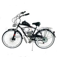 Kit moteur de vélo à essence modifié PK80 80cc à deux temps, monocylindre, modèles 50cc et 110cc avec démarrage au kick