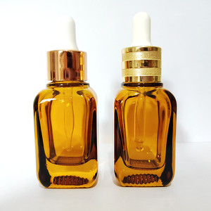 30 flacons en verre ambré Yashi de 50 ml, flacons carrés haut de gamme avec compte-<span class=keywords><strong>gouttes</strong></span> pour huiles essentielles, lotions, vente en gros - Product Image 4