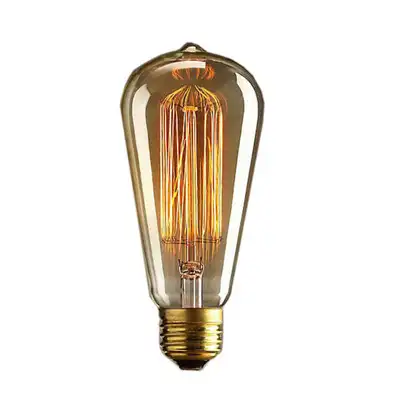 Лидер продаж, St64 винтажные светодиодные фейерверки, стеклянная лампа накаливания, лампа накаливания Эдисона для украшения