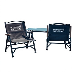 Aluminium-Legierung Abnehmbarer Kermit-Stuhl-<span class=keywords><strong>Set</strong></span> - Glamping Taktischer Stil Klappbarer Campingstuhl <span class=keywords><strong>Outdoor</strong></span> Klapptisch-Stuhl-<span class=keywords><strong>Set</strong></span> - Product Image 1
