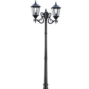 <span class=keywords><strong>Lampadaire</strong></span> <span class=keywords><strong>solaire</strong></span> extérieur en aluminium à mât haut de <span class=keywords><strong>2M</strong></span>/3M pour éclairage de chemin et aménagement paysager de villa - Product Image 5