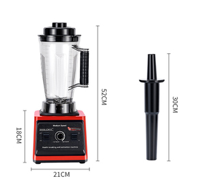 Licuadora exprimidora de plata 3L 8000W, trituradora de alta velocidad, multifunción, cocina casera, máquina comercial de alimentos, licuadora de batidos - Product Image 2