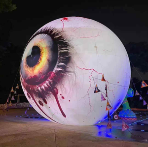 Globo ocular inflable personalizado LED Animatronic ojos al aire libre pantalla globo ocular inflable Decoración - Product Image 3