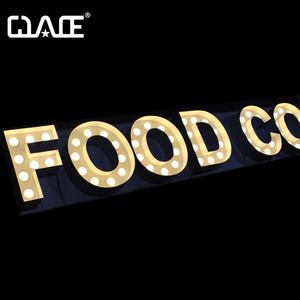 <span class=keywords><strong>Chapiteau</strong></span> à lettres à canal illuminé géant LED personnalisé 3D jaune vert rouge effet lumineux pour les décorations de fête de bureau en vente - Product Image 1