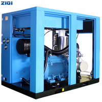 Compresseur d'air à vis monophasé 75 kW 100 CV, moteur électrique industriel stationnaire, 380 V 50 Hz triphasé, 8 bars 10 bars, machine robuste
