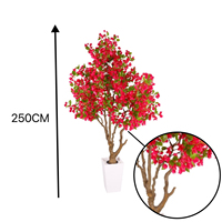 Tanaman Bougainvillea Plastik Besar Commercia 250CM, Mirip Asli, Tahan UV, Ramah Lingkungan, Sentuhan Alami, Gaya Modern, Garansi 5 Tahun